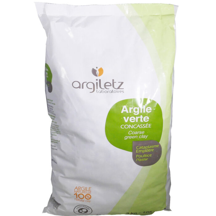 ARGILETZ ARGILE VERTE CONCASSEE CATAPLASME EMPLATRE 3 KG - 4 MAX / CDE