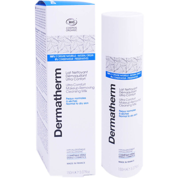 DERMATHERM LAIT NETTOYANT DEMAQUILLANT ULTRA CONFORT 150ML BIO