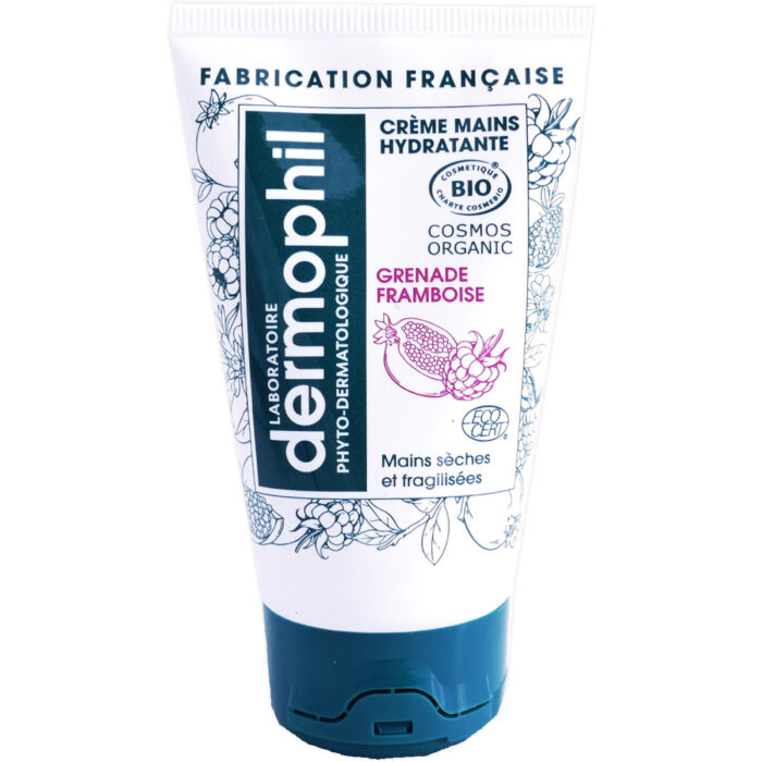 DERMOPHIL CREME MAINS HYDRATANTE BIO GRENADE FRAMBOISE 50ML