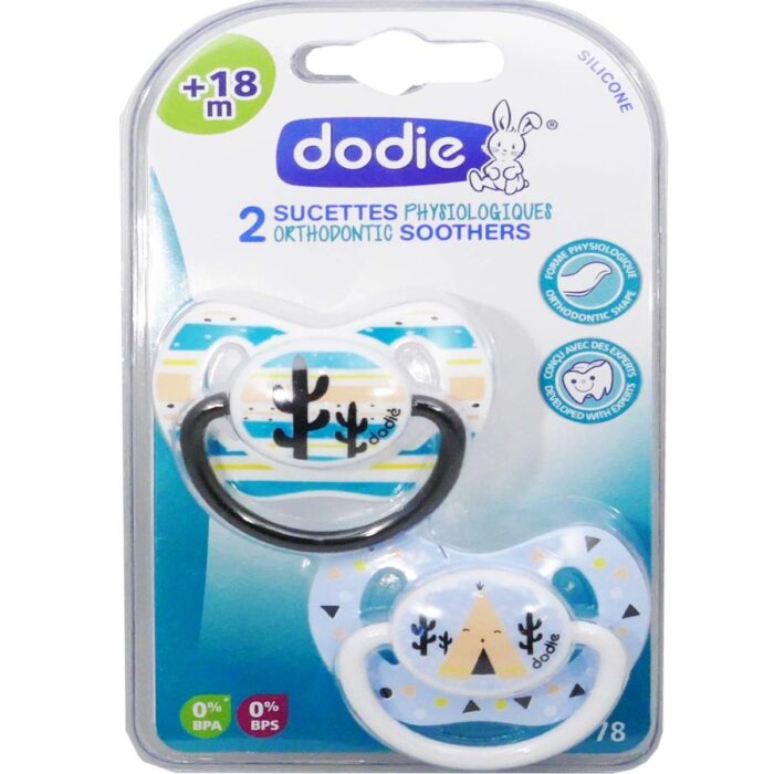 DODIE SUCETTES PHYSIOLOGIQUES + 18 M LOT DE 2