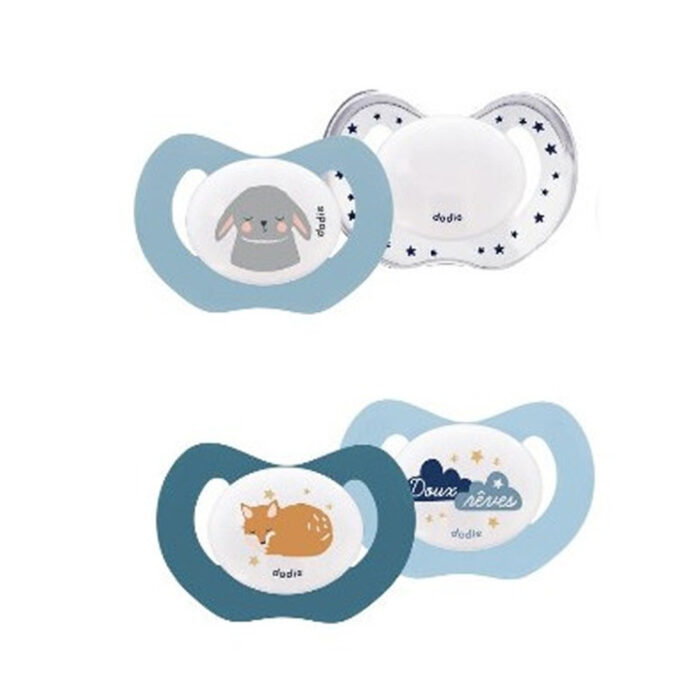 DODIE SUCETTES PHYSIOLOGIQUES NUIT 6M+ LOT DE 2 – Image 2