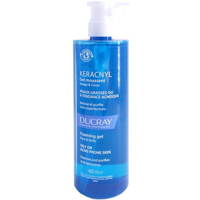 DUCRAY KERACNYL GEL MOUSSANT VISAGE & CORPS 400ML
