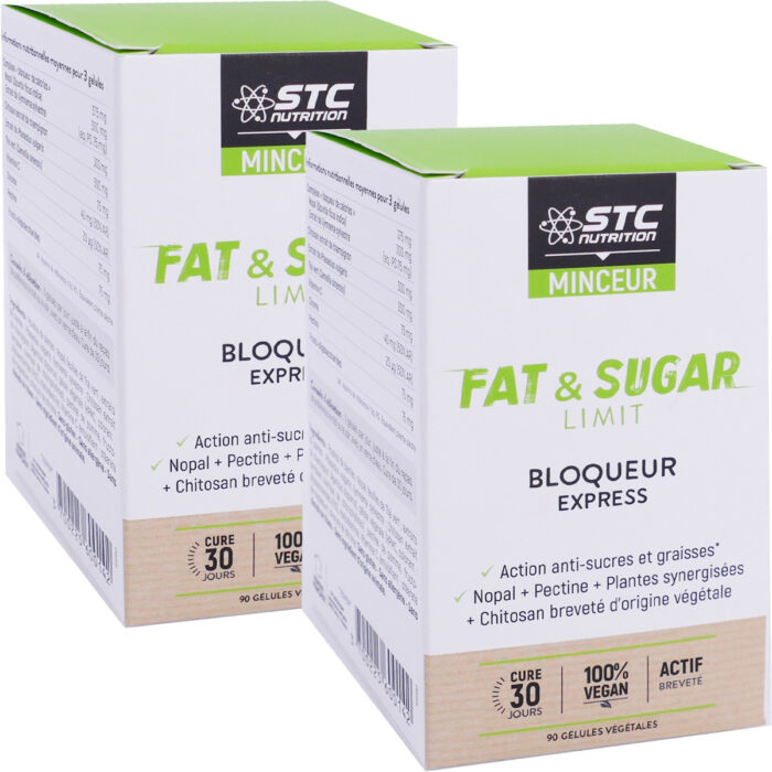 PACK PROMO STC MINCEUR FAT & SUGAR 2X 46.75 G
