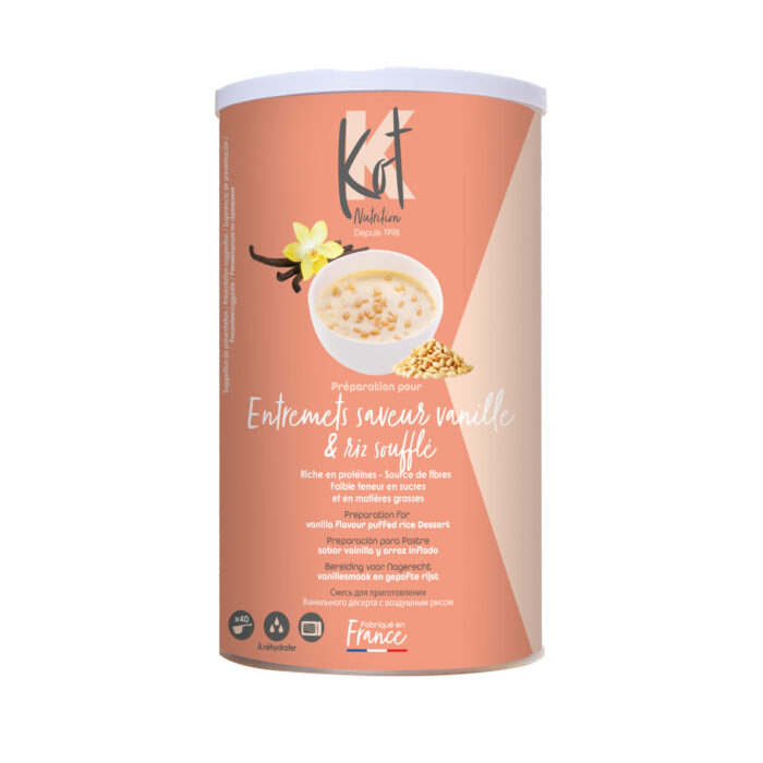 KOT NUTRITION ENTREMETS SAVEUR VANILLE & RIZ SOUFFLE 400G