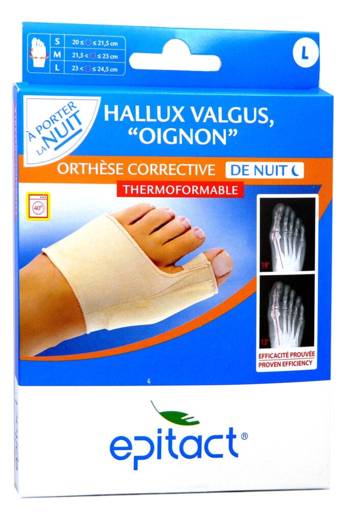 EPITACT ORTHESE HALLUX VALGUS NUIT TAILLE L