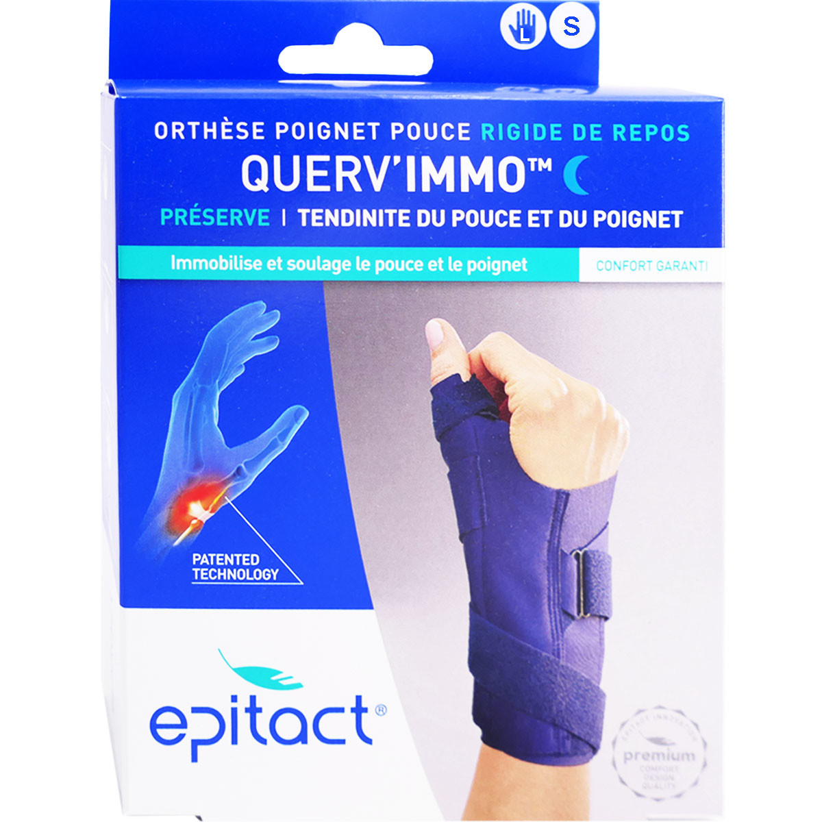 EPITACT ORTHESE POIGNET POUCE RIGIDE DE REPOS GAUCHE – Image 2