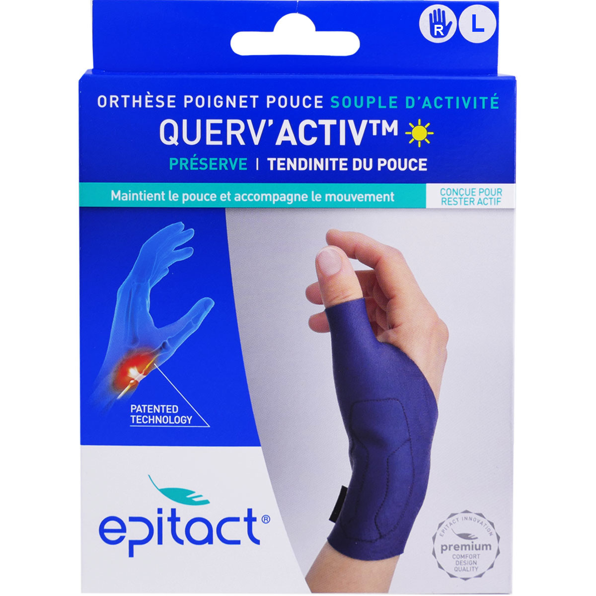 EPITACT ORTHESE POIGNET POUCE SOUPLE DROIT – Image 3