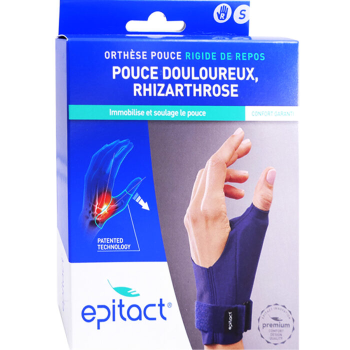 EPITACT ORTHESE POUCE RIGIDE MAIN DROITE TAILLE S