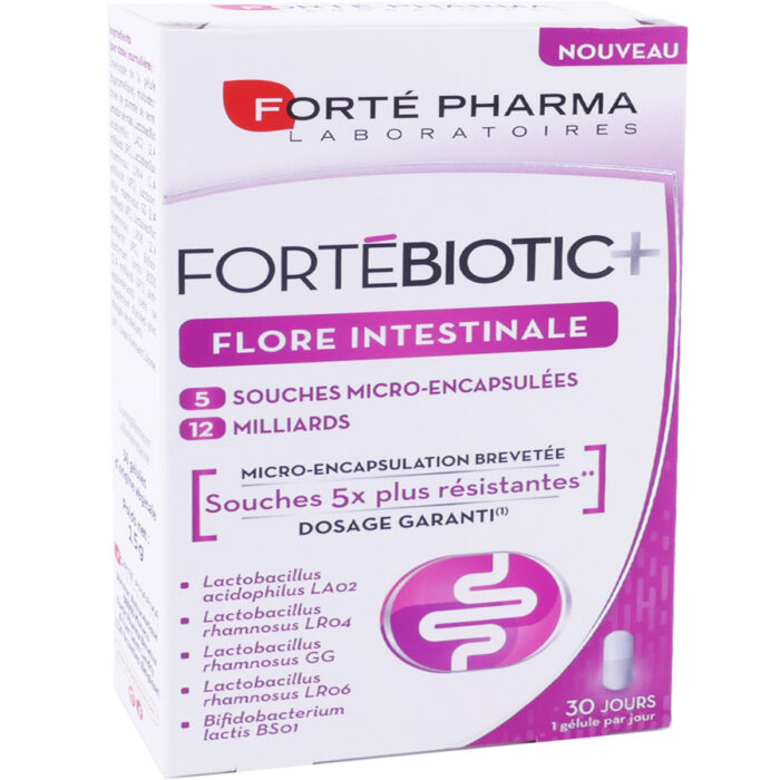 FORTE PHARMA FORTEBIOTIC+ FLORE INTESTINALE 30 GÉLULES