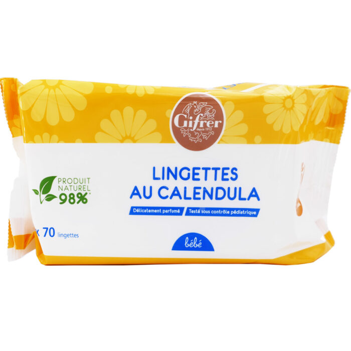 GIFRER BEBE LINGETTES AU CALENDULA X70