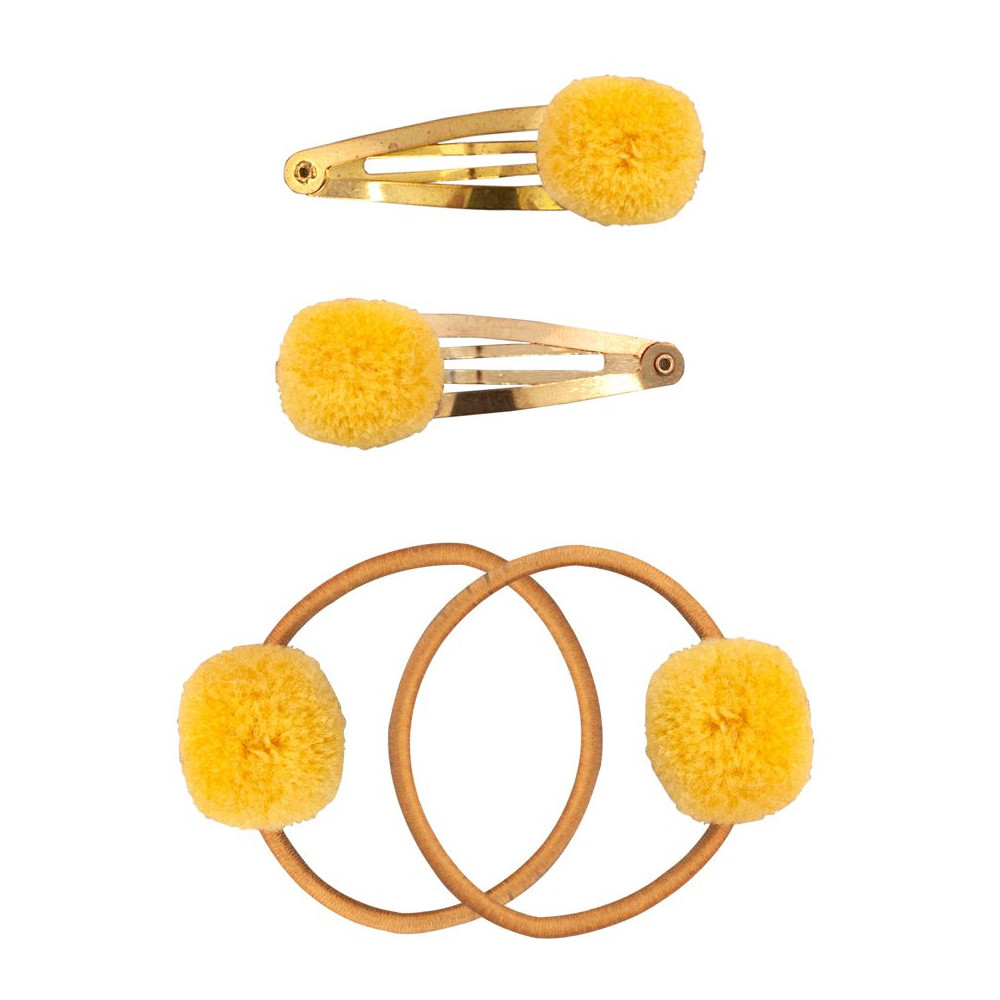 GLOBAL AFFAIRS ACCESSOIRES CHEVEUX POMPONS – Image 3