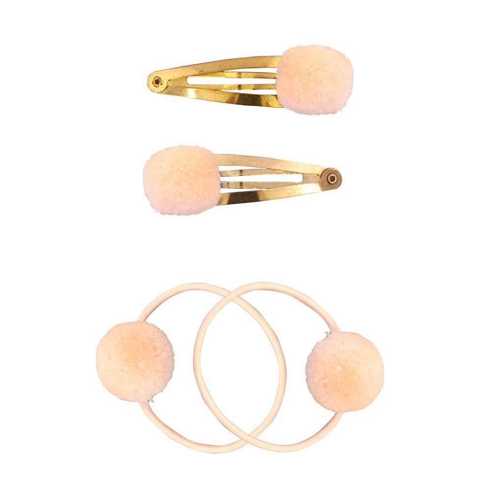 GLOBAL AFFAIRS ACCESSOIRES CHEVEUX POMPONS – Image 5