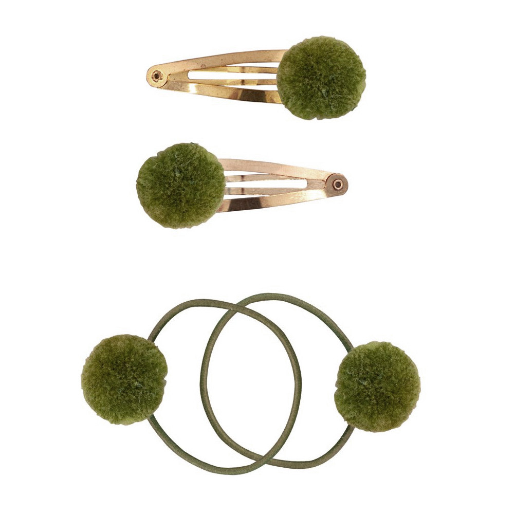 GLOBAL AFFAIRS ACCESSOIRES CHEVEUX POMPONS – Image 6