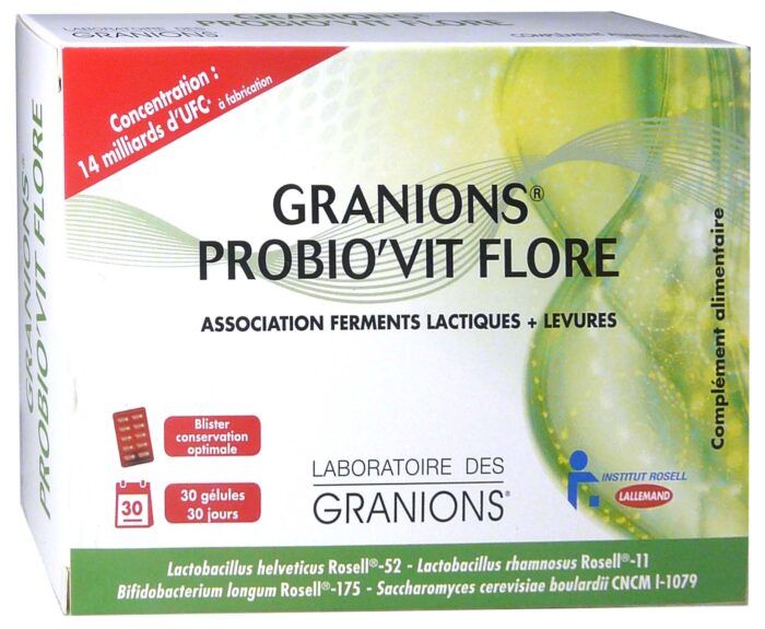 GRANIONS PROBIO'VIT FLORE 30 GELULES
