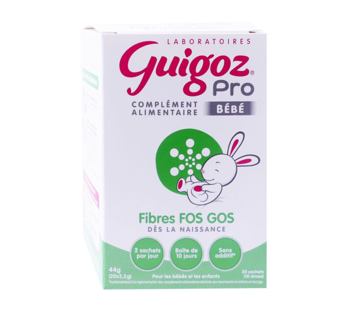 GUIGOZ PRO BEBE FIBRE FOS GOS 20 SACHETS