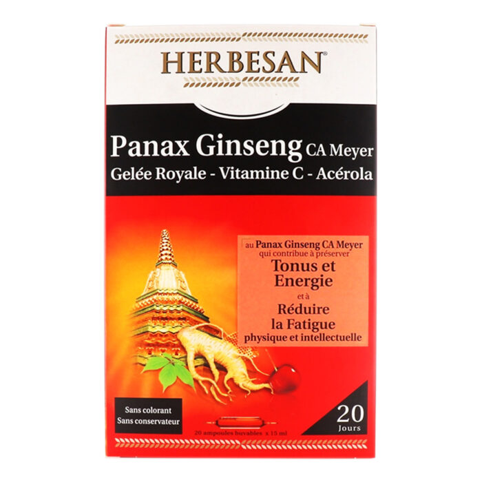 HERBESAN GINSENG GELEE ROYALE 20 AMPOULES