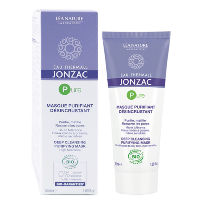 JONZAC PURE MASQUE PURIFIANT DESINCRUSTANT BIO 50ML