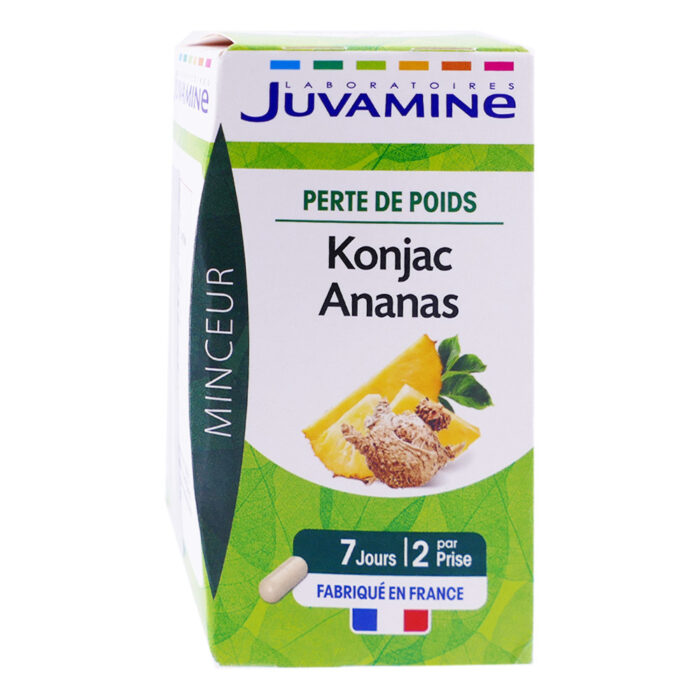 JUVAMINE MINCEUR PERTE DE POIDS KONJAC ANANAS 42 GELULES