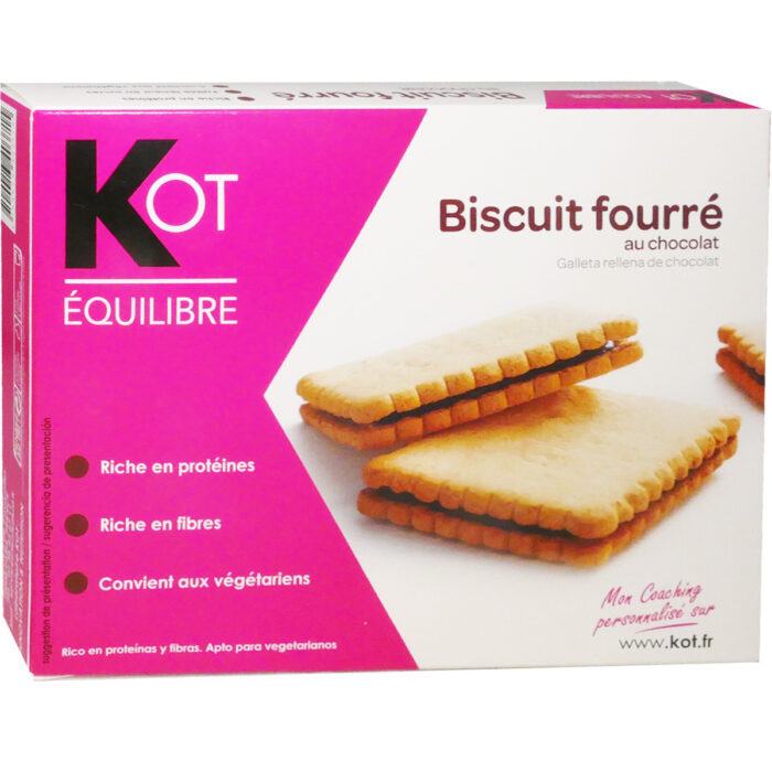 KOT 8 BISCUITS FOURRE AU CHOCOLAT