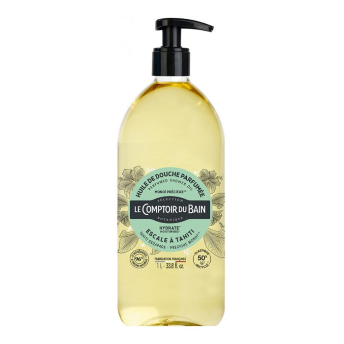 LE COMPTOIR DU BAIN HUILE DE DOUCHE PARFUMEE ESCALE A TAHITI 1L