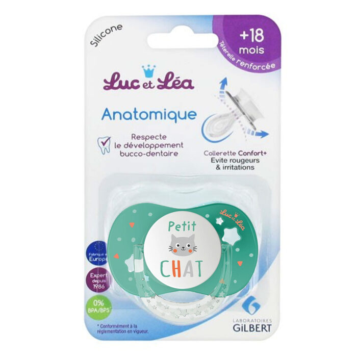 LUC ET LEA SUCETTE ANATOMIQUE SILICONE 18 MOIS – Image 5