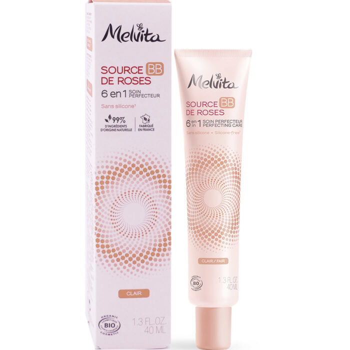 MELVITA BB CREME BIO SOURCE DE ROSES TEINTE CLAIRE 40ML