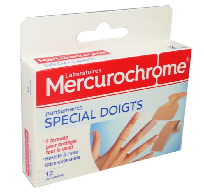 MERCUROCHROME PANSEMENTS SPECIAL DOIGTS X12