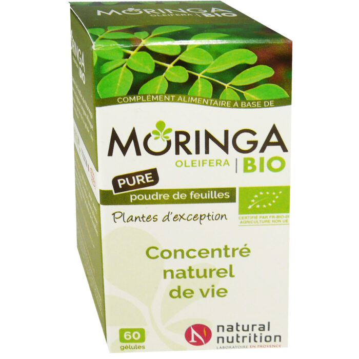 MORINGA OLEIFERA BIO PURE 60 GELULES CONCENTRE DE VIE