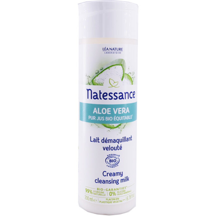 NATESSANCE ALOE VERA LAIT DEMAQUILLANT VELOUTE BIO 200ML