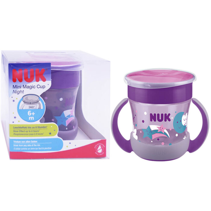 NUK MINI MAGIC CUP NIGHT 6M+ 160ML – Image 2