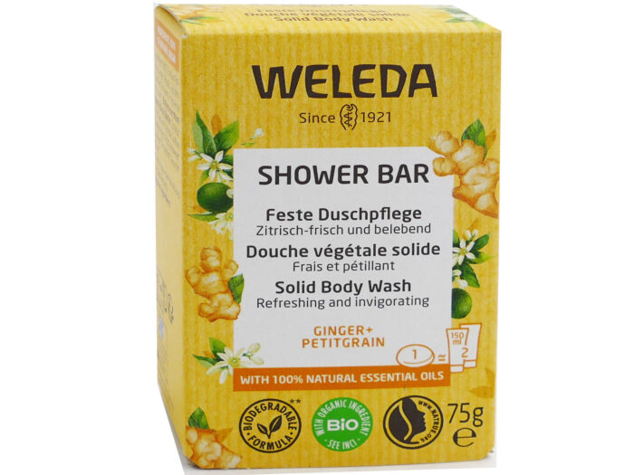 WELEDA DOUCHE VEGETALE SOLIDE 75G BIO GINGER