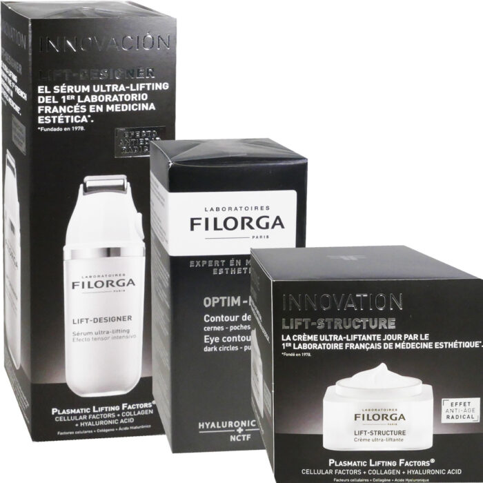 FILORGA PACK CREME LIFT STRUCTURE JOUR 50 ML + LIFT DESIGNER 30 ML + OPTIM EYES 15 ML