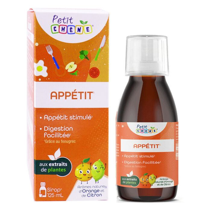 PETIT CHENE APPETIT AROME ORANGE ET CITRON 125ML