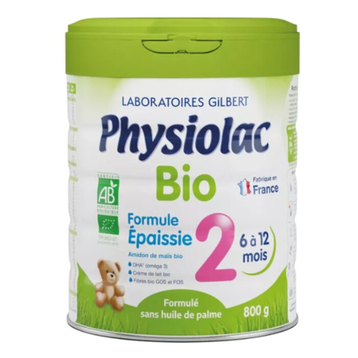 PHYSIOLAC BIO LAIT 2EME AGE FORMULE EPAISSIE 800G