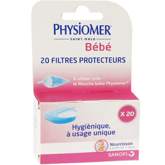 PHYSIOMER BEBE 20 FILTRES PROTECTEURS X20