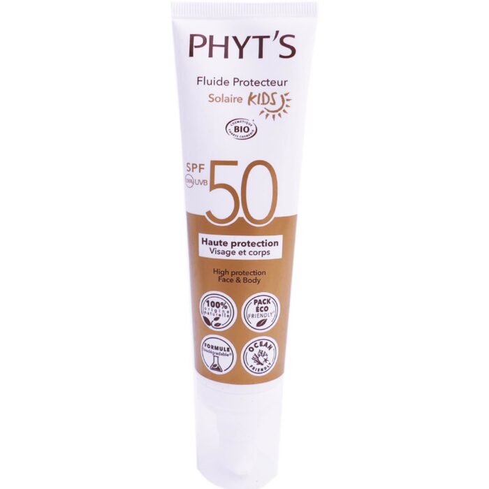 PHYT'S FLUIDE SOLAIRE KIDS SPF50 BIO 100ML