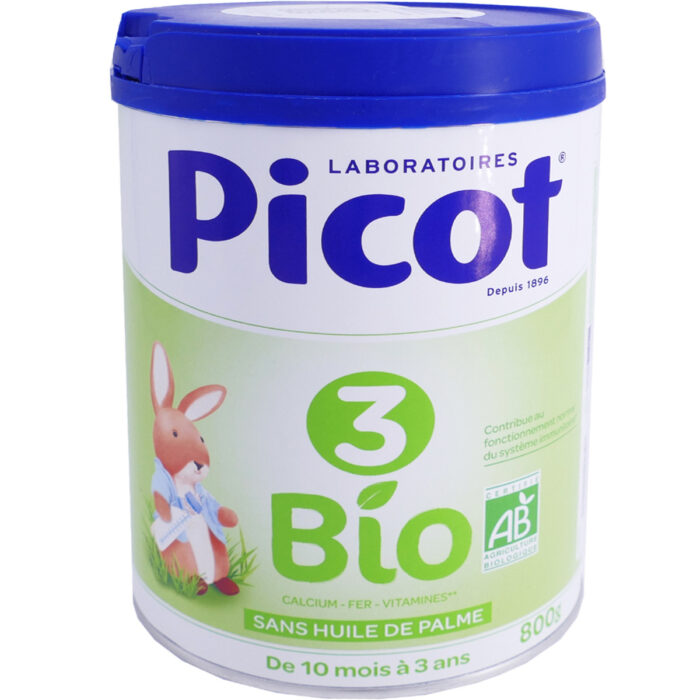 PICOT 3 BIO SANS HUILE DE PALME 800G 10 MOIS A 3 ANS