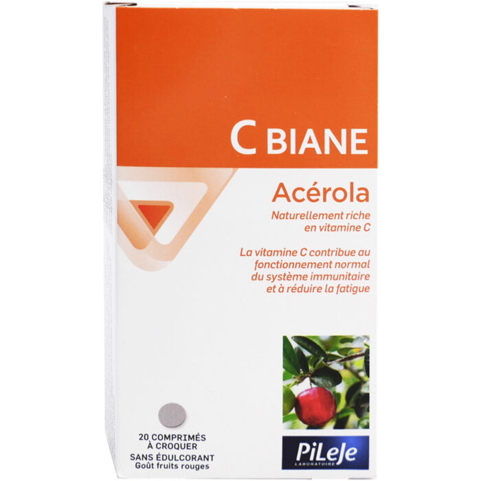 PILEJE C BIANE ACEROLA 20 COMPRIMES