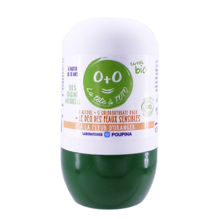 POUPINA DEODORANT BIO FLEUR D'ORANGER ROLL'ON 50ML