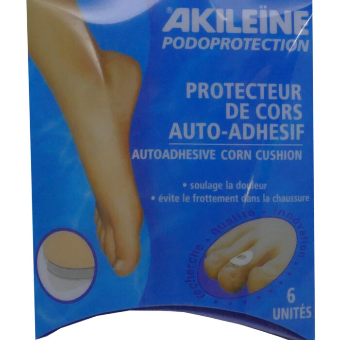 AKILEINE PODOPROTECTION PROTECTEUR DE CORS AUTO ADHESIF 6 UNITES