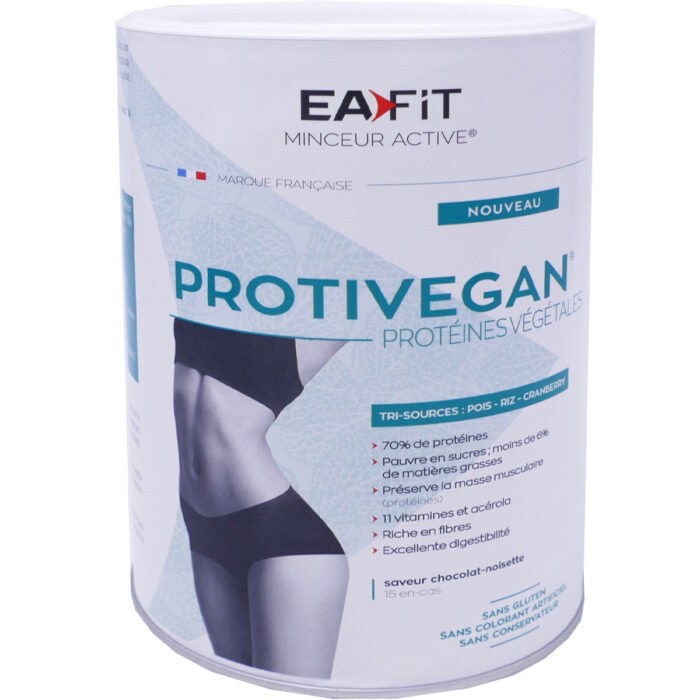 EAFIT PROTIVEGAN 450 G CHOCOLAT NOISETTES MINCEUR ACTIVE