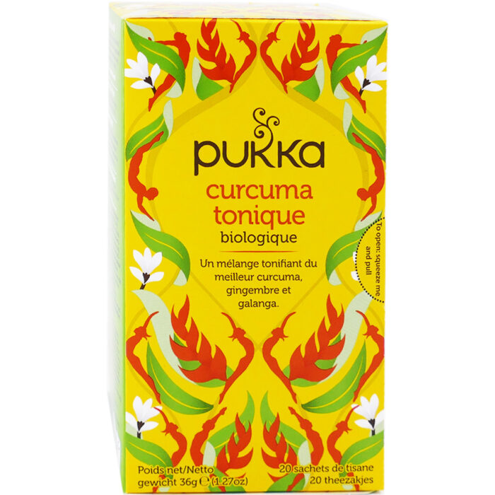 PUKKA CURCUMA TONIQUE BIO SACHETS D'INFUSION