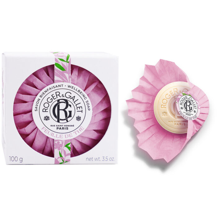 ROGER & GALLET SAVON BIENFAISANT FEUILLE DE THE 100G