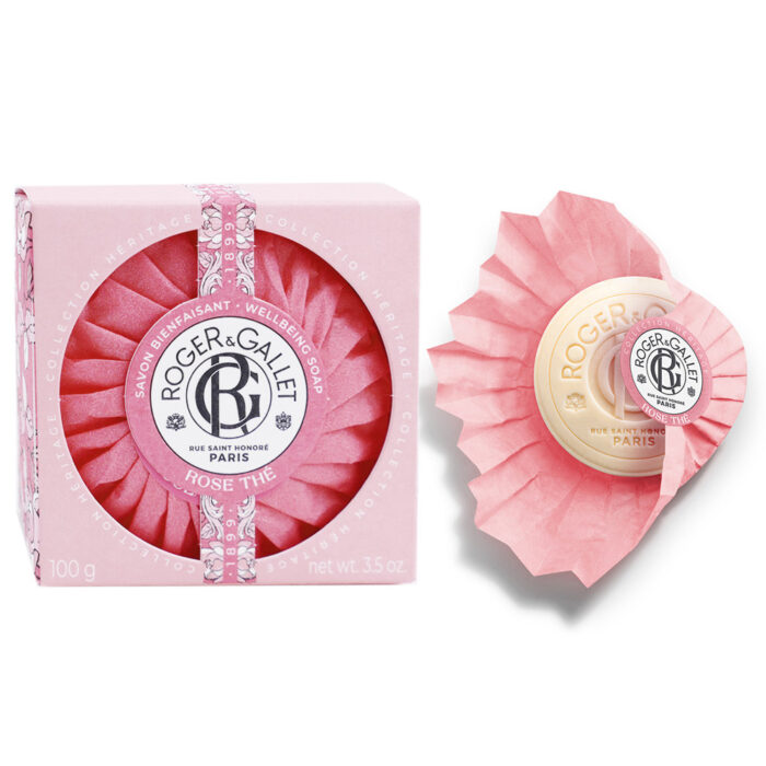 ROGER & GALLET SAVON BIENFAISANT ROSE THE 100G