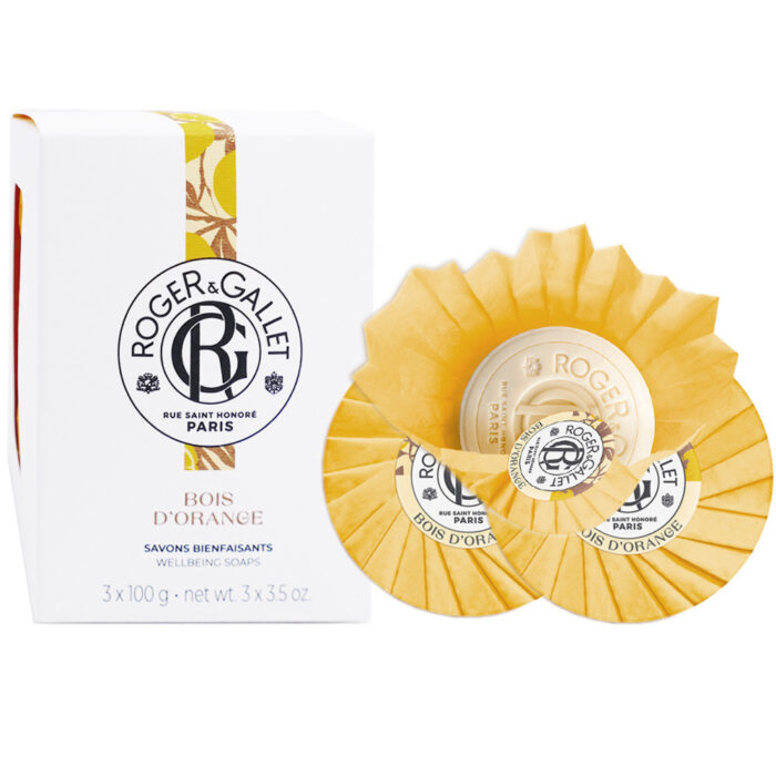 ROGER & GALLET COFFRET 3 SAVONS BOIS D'ORANGE