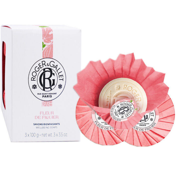 ROGER & GALLET COFFRET 3 SAVONS FLEUR DE FIGUIER