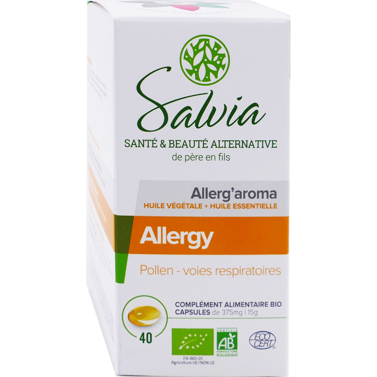 SALVIA ALLERG'AROMA ALLERGY BIO 40 CAPSULES – Image 2