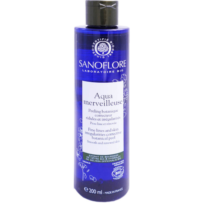 SANOFLORE AQUA MERVEILLEUSE PEELING BOTANIQUE CORRECTEUR BIO 200ML