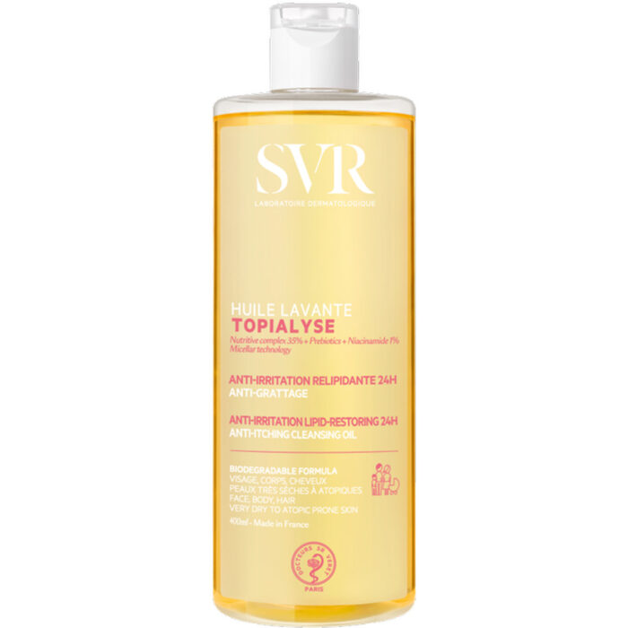 SVR TOPIALYSE HUILE LAVANTE 400ML ANTI-GRATTAGE