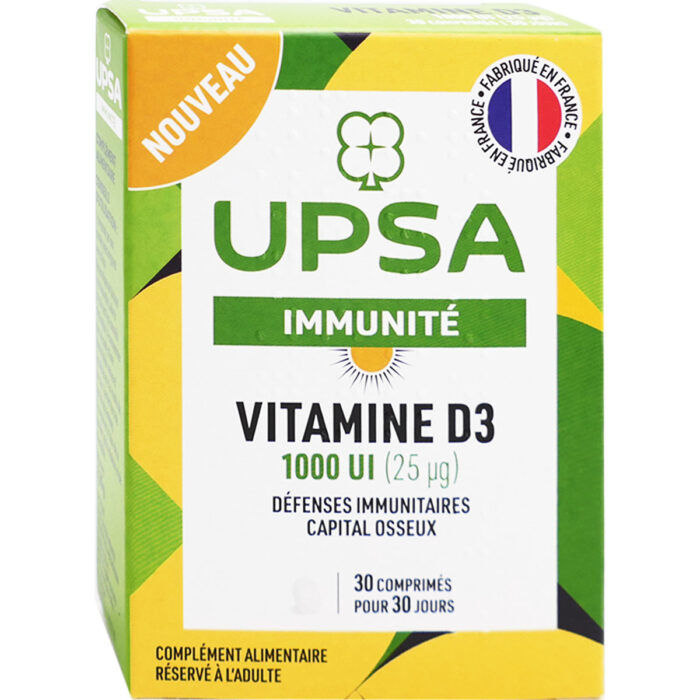 UPSA IMMUNITE VITAMINE D3 1000 UI 30 COMPRIMES